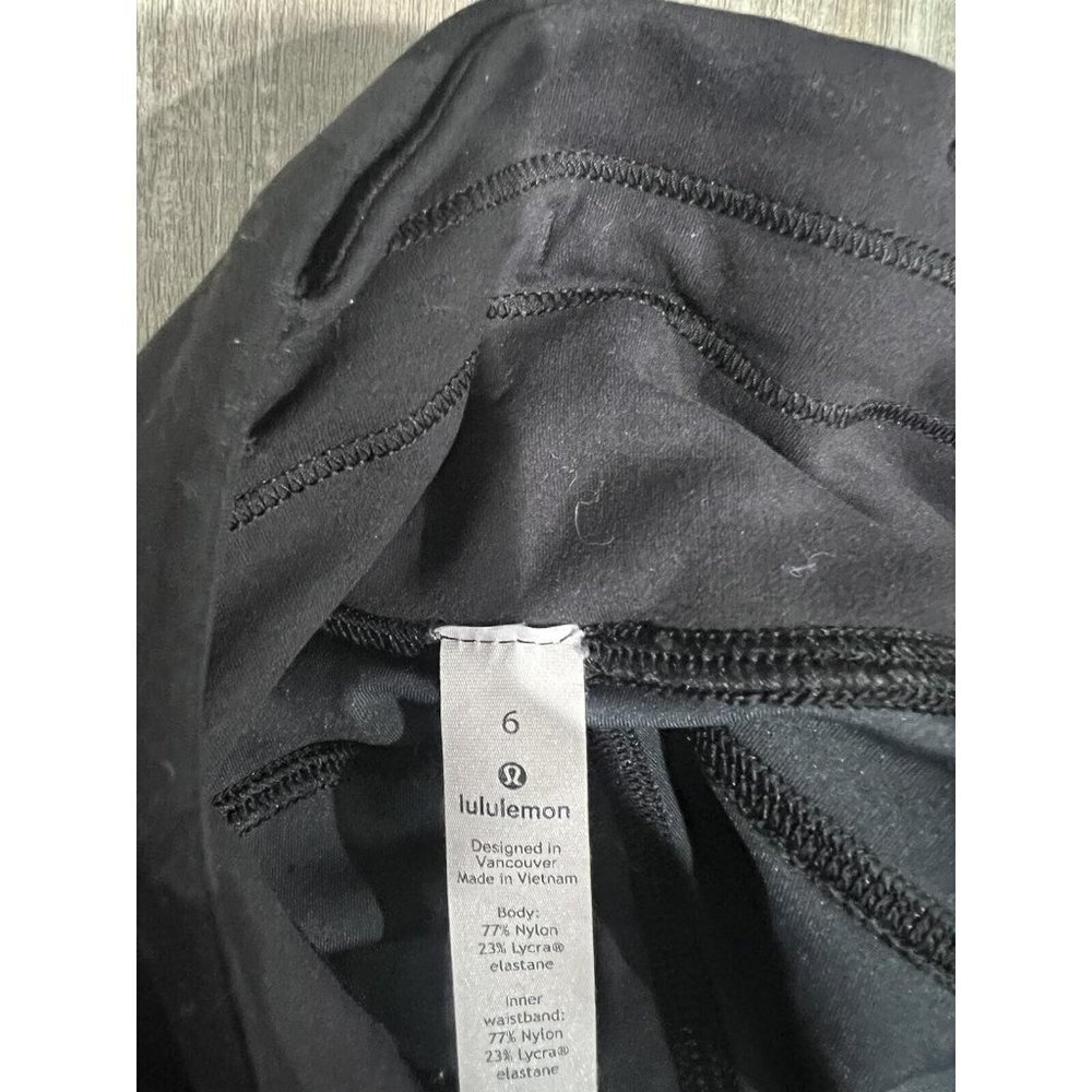 Lululemon Women Invigorate High-Rise Tight Black Blue Size 6 - Picture 10 of 11